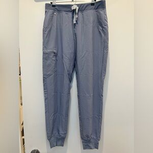 FIGS Zamora Jogger Scrub Pants - Limited Edition Vapor Blue Space Dye Medium